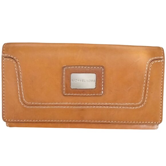 Michael Kors Brown Leather Wallet - Picture 1 of 5